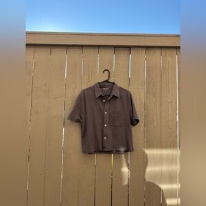 Madewell Short Sleeve Seersucker Shirt